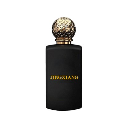 New High-end Ariabic Matte Black  Empty Glass Perfume MetaL
