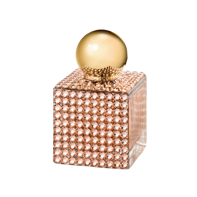New 100 ml Square Diamond Glass Polish Perfume Bottles