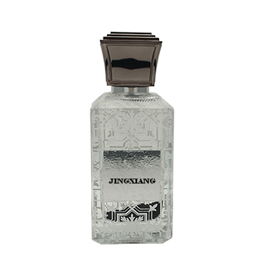 100 ml Square Men Applique Polish Glass Perfume Bottles