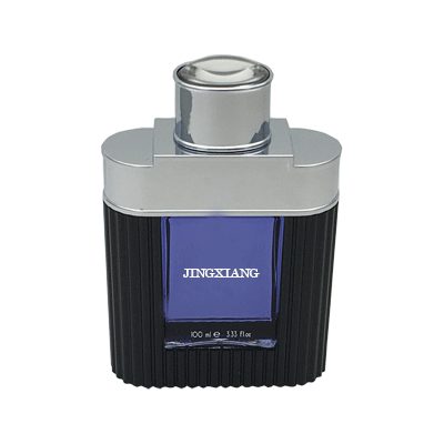 New Men 100 ml Black Plastic Case Glass Perfume Bottles