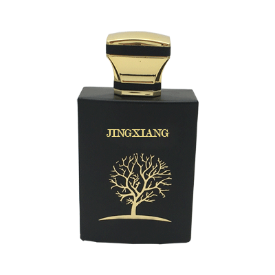 Men 100 Ml Matte Black Glass Polish Perfume Bottles